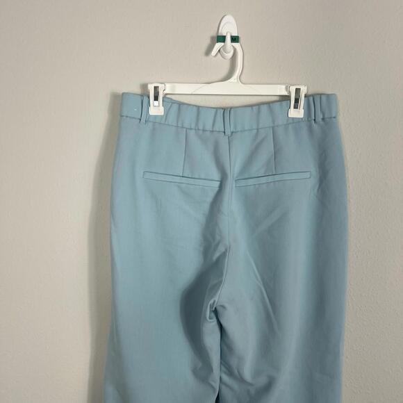 Abercrombie & Fitch Sloane Tailored Wide Leg Pants Women’s 32/14 Blue High Rise - Picture 6 of 8
